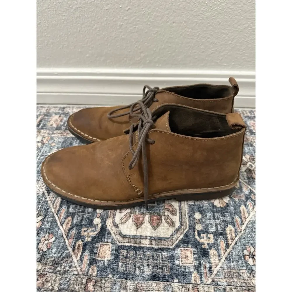Redhead Brown Oiled Leather Men's Chuka Desert Boots Chukka 9M Casual New‎